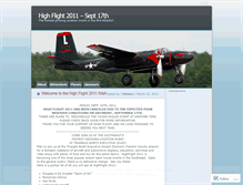 Tablet Screenshot of highflight2011.wordpress.com