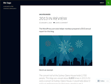 Tablet Screenshot of biosaga.wordpress.com