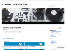 Tablet Screenshot of mynamelookslikeme.wordpress.com