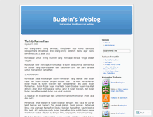 Tablet Screenshot of budein.wordpress.com