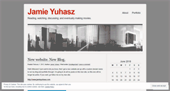 Desktop Screenshot of jamieyuhasz.wordpress.com