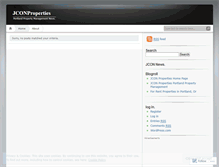 Tablet Screenshot of jconproperties.wordpress.com