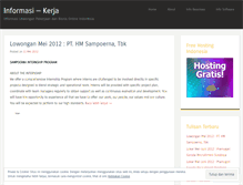 Tablet Screenshot of infokerjaku.wordpress.com