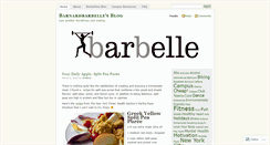 Desktop Screenshot of barnardbarbelle.wordpress.com