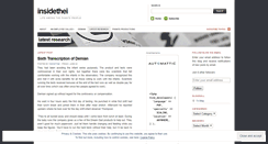 Desktop Screenshot of insidethei.wordpress.com