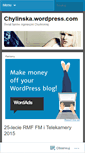 Mobile Screenshot of chylinska.wordpress.com