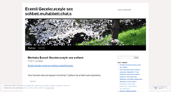 Desktop Screenshot of ecemgul.wordpress.com
