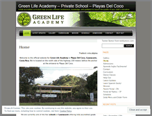 Tablet Screenshot of greenlifeacademy.wordpress.com