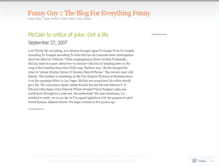 Tablet Screenshot of funnyguy.wordpress.com