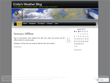 Tablet Screenshot of myweatherblog.wordpress.com