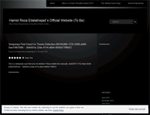Tablet Screenshot of hamideddie.wordpress.com