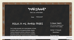 Desktop Screenshot of lamarianne.wordpress.com