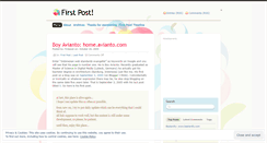 Desktop Screenshot of firstpost.wordpress.com