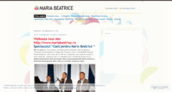 Desktop Screenshot of mariabeatrice.wordpress.com