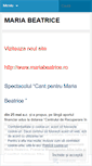 Mobile Screenshot of mariabeatrice.wordpress.com