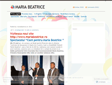 Tablet Screenshot of mariabeatrice.wordpress.com