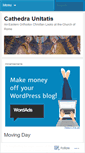 Mobile Screenshot of cathedraunitatis.wordpress.com