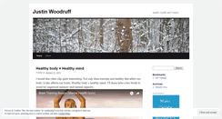 Desktop Screenshot of justinwoodruff.wordpress.com