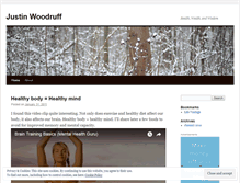 Tablet Screenshot of justinwoodruff.wordpress.com