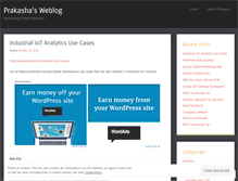 Tablet Screenshot of prakashar.wordpress.com