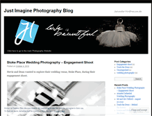 Tablet Screenshot of justimaginephotography.wordpress.com