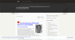 Desktop Screenshot of leadershiphq.wordpress.com