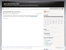 Tablet Screenshot of kitchaiyong.wordpress.com