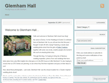 Tablet Screenshot of glemhamhall.wordpress.com