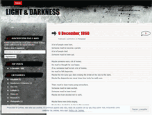 Tablet Screenshot of lightandarkness.wordpress.com