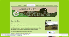 Desktop Screenshot of organiccelebration.wordpress.com