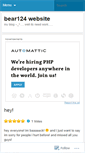 Mobile Screenshot of bear124.wordpress.com