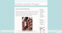 Desktop Screenshot of minicolor.wordpress.com