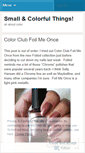 Mobile Screenshot of minicolor.wordpress.com