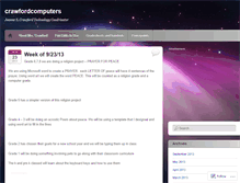 Tablet Screenshot of crawfordcomputers.wordpress.com