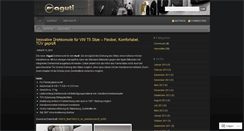 Desktop Screenshot of agutidesign.wordpress.com