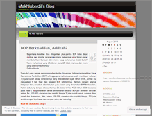 Tablet Screenshot of makhlukerdil.wordpress.com