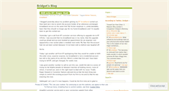 Desktop Screenshot of bridgetfox.wordpress.com