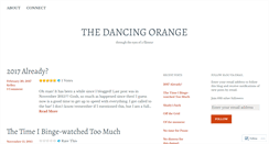 Desktop Screenshot of dancingorange.wordpress.com