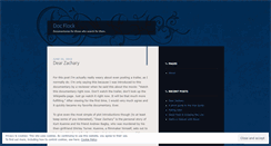 Desktop Screenshot of docflock.wordpress.com