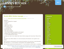 Tablet Screenshot of laurieskitchen.wordpress.com