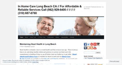 Desktop Screenshot of longbeachinhomecare.wordpress.com