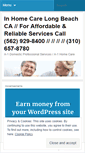 Mobile Screenshot of longbeachinhomecare.wordpress.com