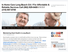 Tablet Screenshot of longbeachinhomecare.wordpress.com