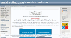 Desktop Screenshot of medienseminar.wordpress.com