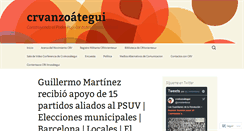 Desktop Screenshot of crvorientesur.wordpress.com