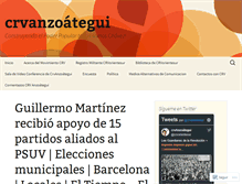 Tablet Screenshot of crvorientesur.wordpress.com