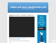 Tablet Screenshot of dauphinweb.wordpress.com