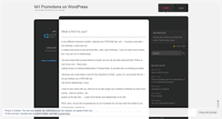Desktop Screenshot of mipromotions.wordpress.com