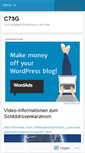 Mobile Screenshot of c73g.wordpress.com