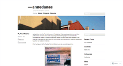 Desktop Screenshot of annedanae.wordpress.com